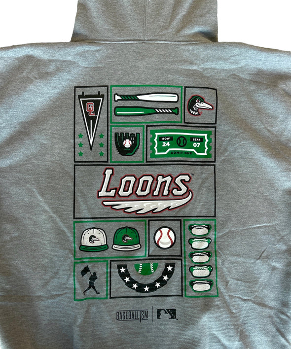 Great Lakes Loons Ballpark Grid Hoodie