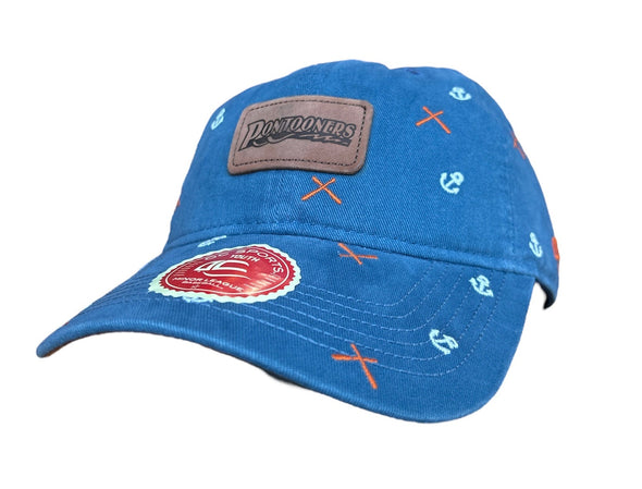 Great Lakes Pontooners Blue Denim Anchor Cap - Youth