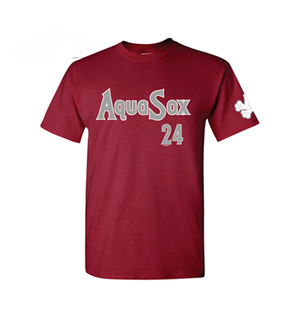 Everett AquaSox Crimson Tee