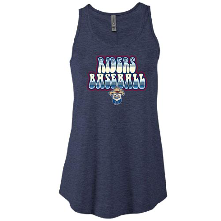 Women's Tri Blend Flowy Tank Navy