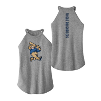 108 Women's Rocker Razorback Tank Gray