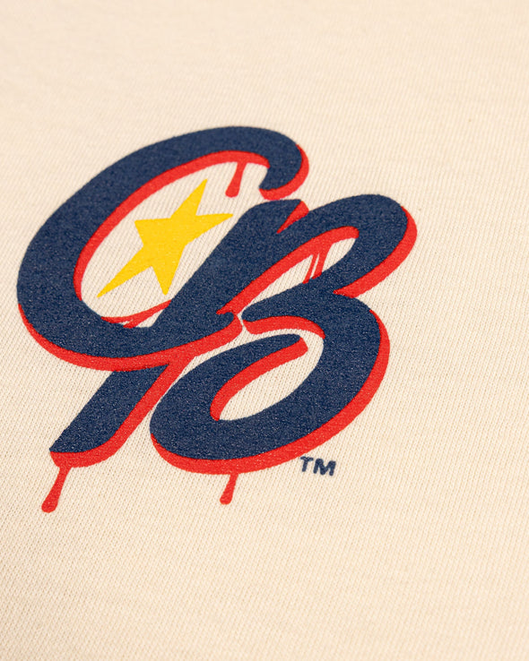 Adult Cream Baseballism Pine Tar Tee