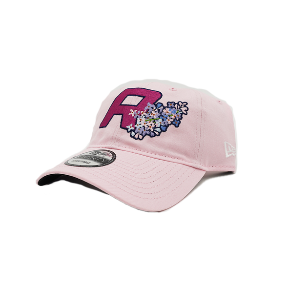 Rochester Red Wings ROC the Lilac Pink Adjustable Cap