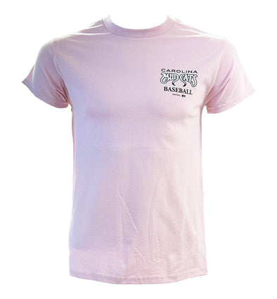 Carolina Mudcats Adult Pink C Logo Tee