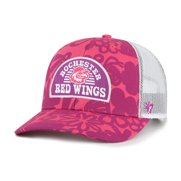 Rochester Red Wings Youth Pink Floral Cap