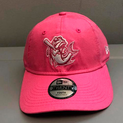 New Era Tampa Tarpons Youth Adjustable Pink Hat