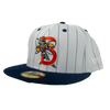 BRP B-Mets 59FIFTY Navy Pinstripe Hat W/B-Mets Logo