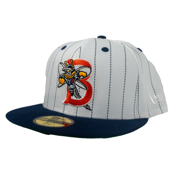 BRP B-Mets 59FIFTY Navy Pinstripe Hat W/B-Mets Logo