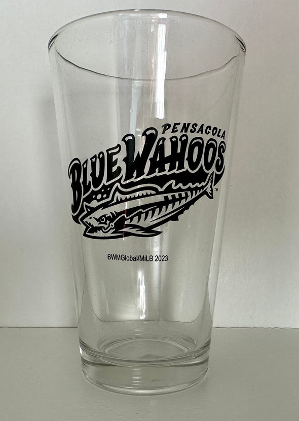 Pensacola Blue Wahoos Pint Glass