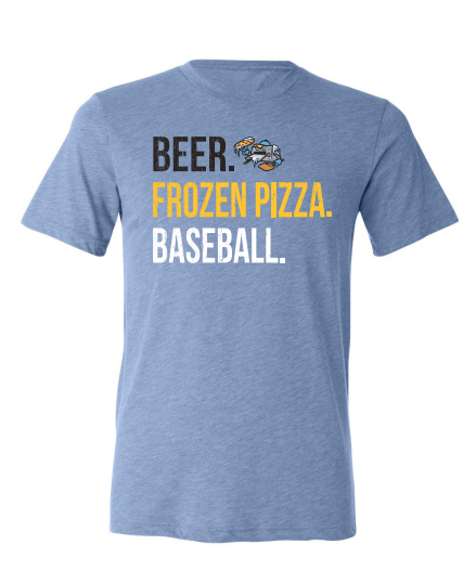 Frozen Pizzas 108 Stitches Beer. Frozen Pizza. Baseball. Tee