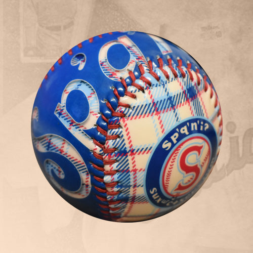 Spokane Indians Plaid Salish Logo Baseball