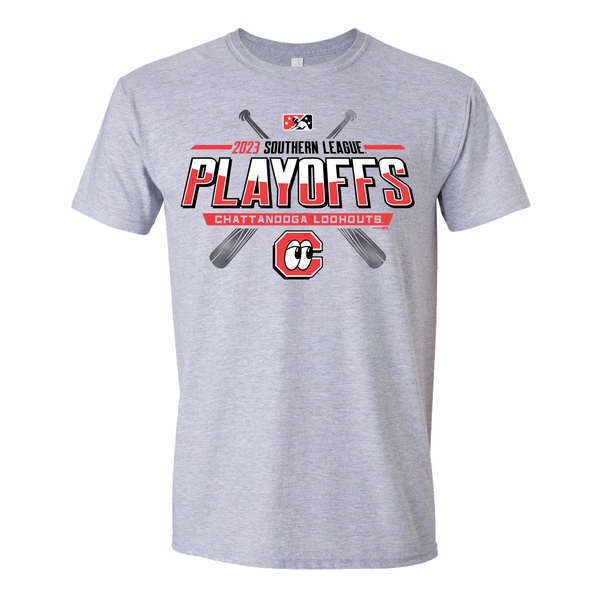 Chattanooga Lookouts Sports Grey Playoff Tee