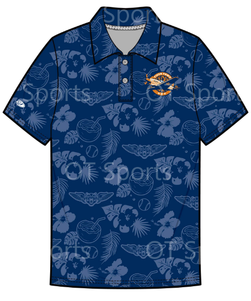 Wilson Warbirds 108 Stitches Embroidered Wicking Men's Polo