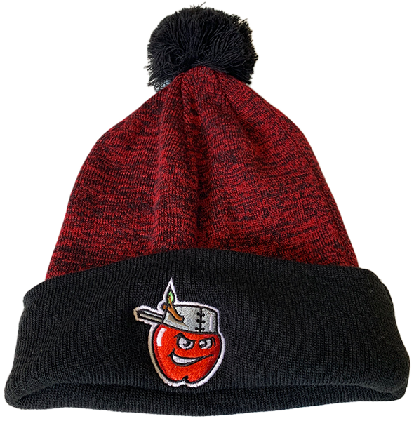 Fort Wayne TinCaps Pom Pom Red/Black Winter Cap