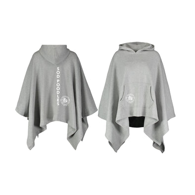 Amarillo Sod Poodles Grey Amanda Crest Poncho