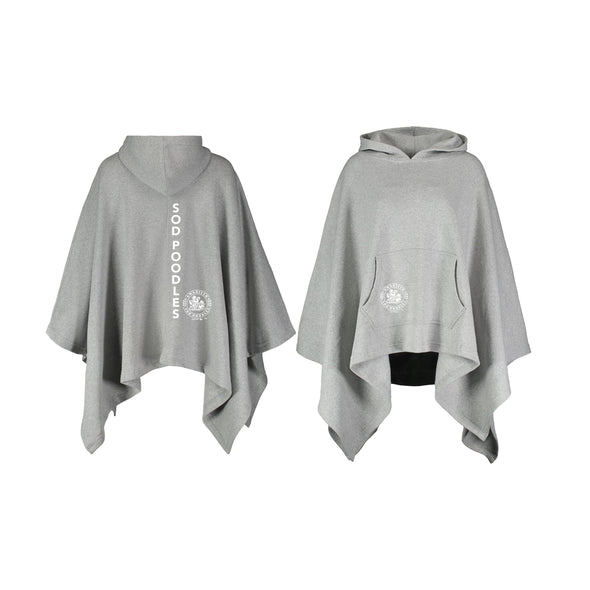 Amarillo Sod Poodles Grey Amanda Crest Poncho