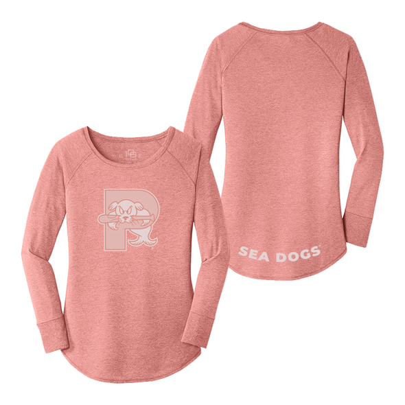 Sea Dogs Ladies Drop Tail Long Sleeve Tunic