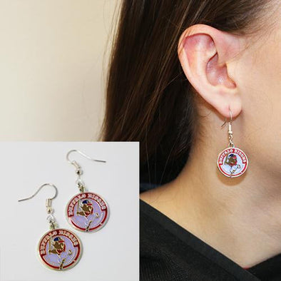 Buffalo Bisons Primary Logo Dangle Earrings
