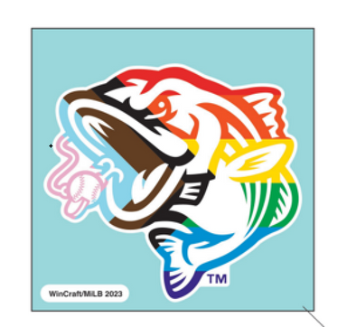 Gwinnett Stripers Wincraft Pride Cap Logo Perfect Cut Decal