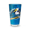 Myrtle Beach Pelicans Rico Industries Primary Logo Fully Sublimated 16oz Pint Glass