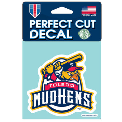 Toledo Mud Hens Primary Logo 4x4 Die Cut Decal