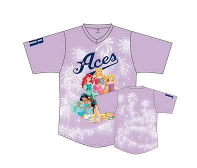 Princess Theme Night Purple Adult Jersey