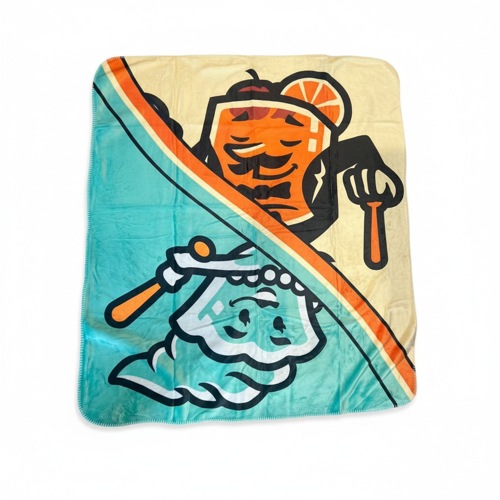 Logo Brands Supper Clubbers Weave Throw 50x60 – Minor League