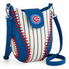 Chicago Cubs Montana West Faux Leather Baseball Stitch Cross Body Bag