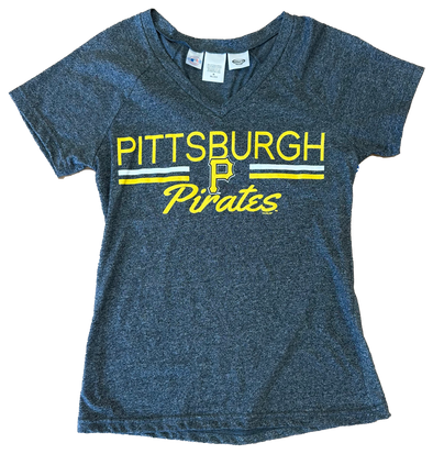 Pittsburgh Pirates Ladies Quest Raglan T Shirt