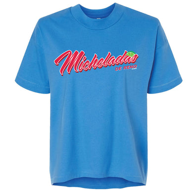 Reno Aces Ladies Blue Micheladas de Reno Tee