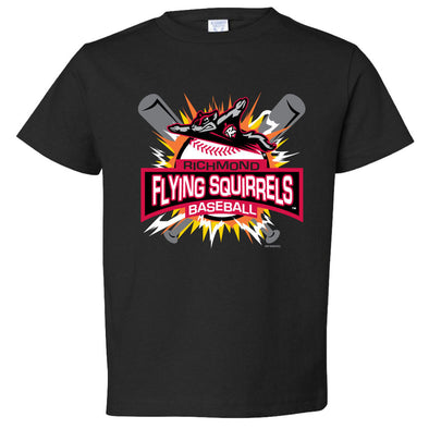 Richmond Flying Squirrels Toddler Binding Tee