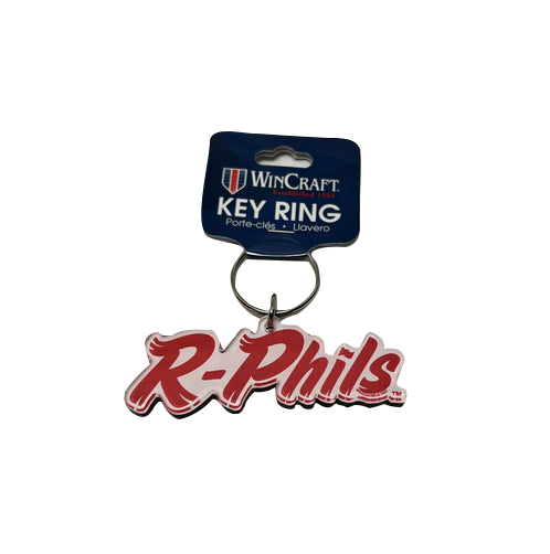 WinCraft Acrylic R-Phils Logo Die Cut Keychain