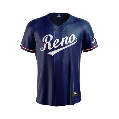 Reno Aces New Reno Navy Replica OT Sports Jersey