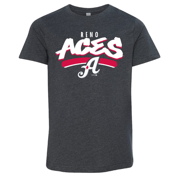 Reno Aces Grey Heather Youth Tee