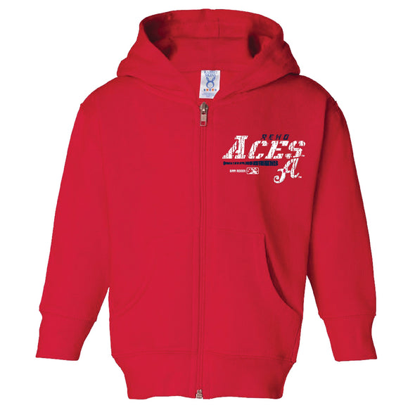 Reno Aces Toddler Full Zip Hood