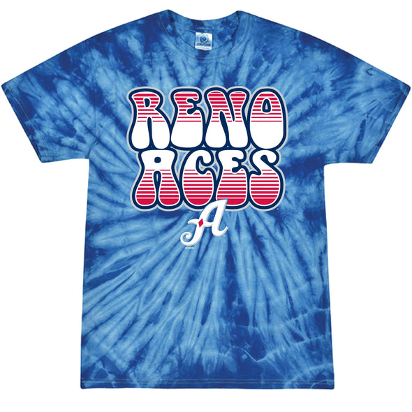 Reno Aces Navy Shambayla Tye Dye Tee