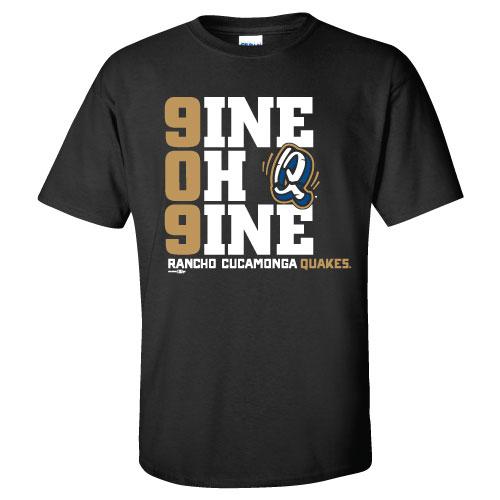 Rancho Cucamonga Quakes Area Code 909 Tee