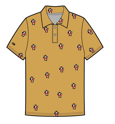 Rome Emperors Gold Penguin Polo