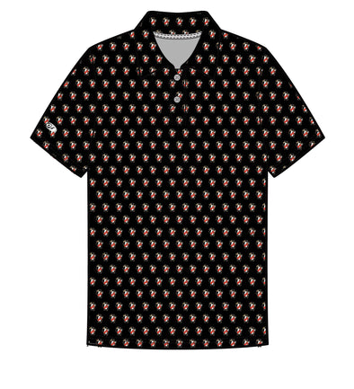 Rome Emperors Black Penguin Polo