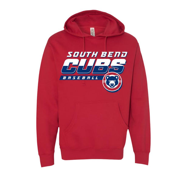 South Bend Cubs Red Hooded Sweatshirt