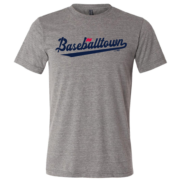 Grey Men's Tri-Blend Baseballtown Tee