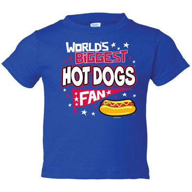 Bimmridder Royal Reading Hot Dogs Fan Toddler Tee