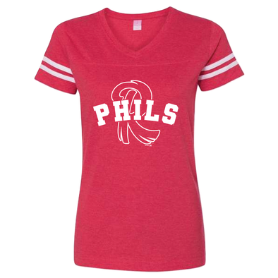 Bimmridder Women's Vintage Red Sporty Tee