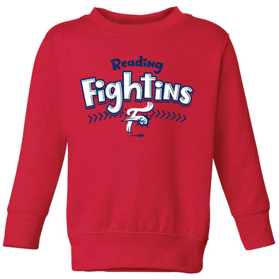 Red Toddler Crewneck Sweatshirt