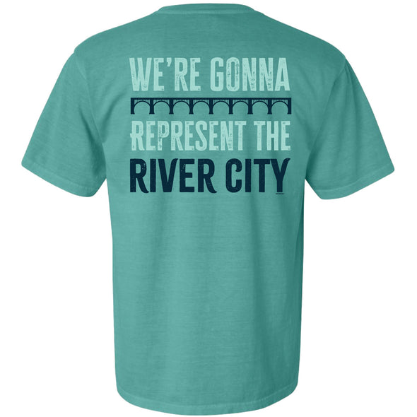 Richmond Flying Squirrels Represent River City Comfort Colors Tee