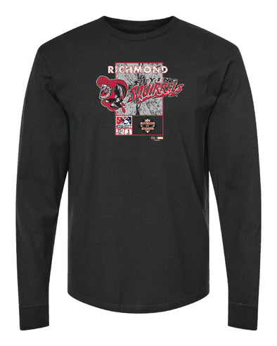 Richmond Flying Squirrels Marvel’s Defenders of the Diamond Ticket LS Tee