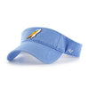 Myrtle Beach Pelicans 47 Brand Periwinkle Blue Alternate Visor