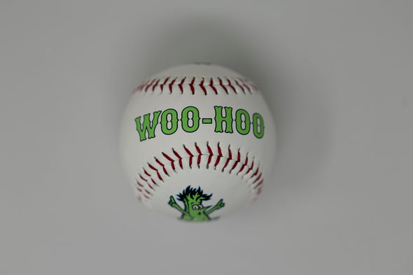 White Mr. Celery Baseball