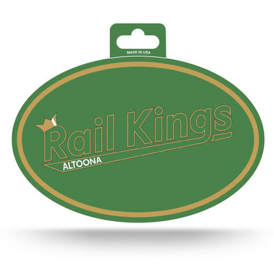 Altoona Curve Oval Rail Kings Sticker