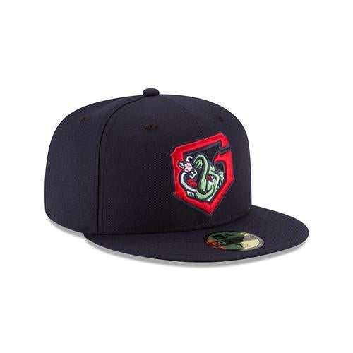 Gwinnett Stripers New Era Alternate G On Field 5950 Cap- Navy